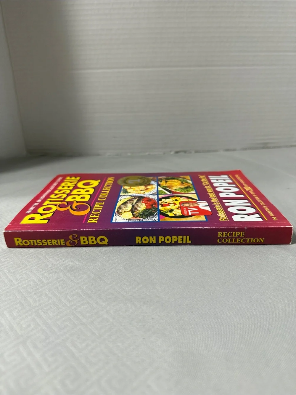 Rotisserie & BBQ Recipe Collection Cookbook Red Cover Paperback by Ron Popeil